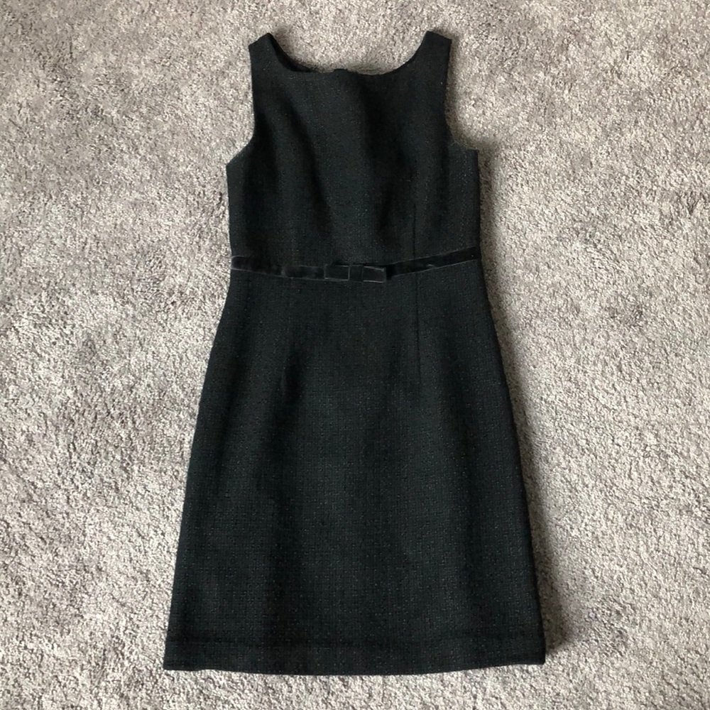 Gap Black Tweed Shift Dress